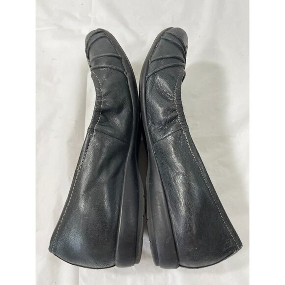 Naturalizer N5 Womens Ballet Flat black Leather Medallion Size 8 - Picture 8 of 12